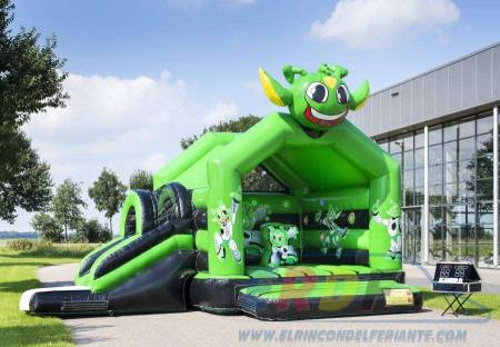 castillo hinchbale interactivo (con luces, sonidos y marcado - Foto 3659