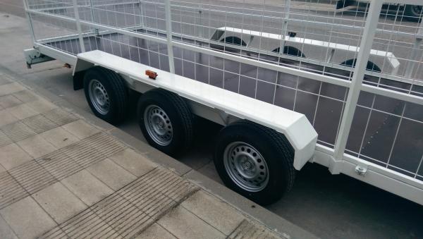 remolque jaula furgon 3500 kg 3 ejes - Foto 477
